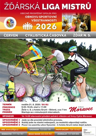 Pozvánka - Cyklistická časovka